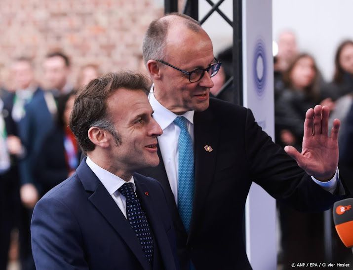 Merz en Macron zij aan zij bij heidag over concurrentiekracht EU