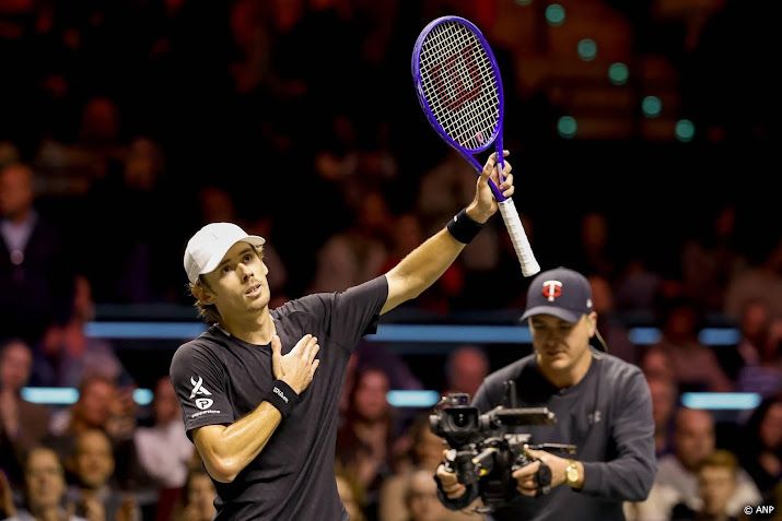 De Minaur voor derde jaar op rij naar tennisfinale Rotterdam