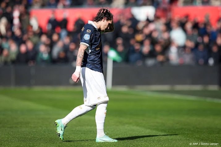 Baeten van Go Ahead mist twee duels na rood tegen Feyenoord