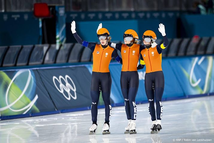 Schaatssters houden zilver over aan ploegenachtervolging