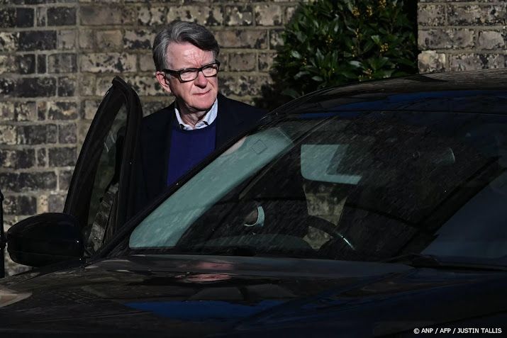 Bedrijf Peter Mandelson op omvallen door Epstein-schandaal