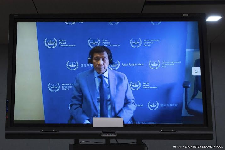 Duterte niet bij hoorzittingen van Internationaal Strafhof