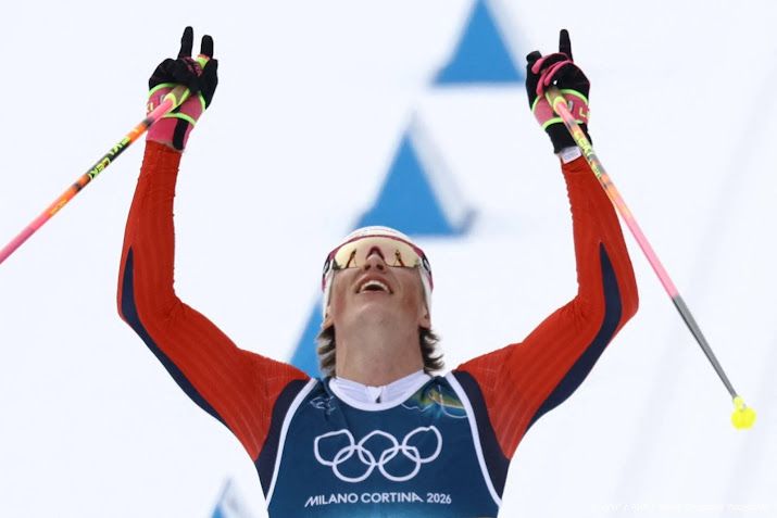 Langlaufer Klaebo als eerste met 6 keer goud op één Winterspelen