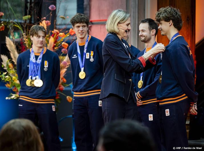 Nieuwe olympische kampioenen Ridders in de Orde van Oranje-Nassau