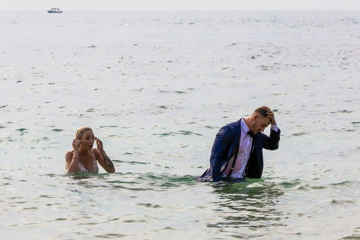 Eerste drama in 'Gestrand op Honeymoon Island' is nu al een feit: "Shit!"