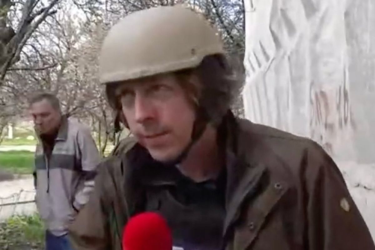 Bombardement tijdens live-verslag van VTM-journalist Robin Raemaekers