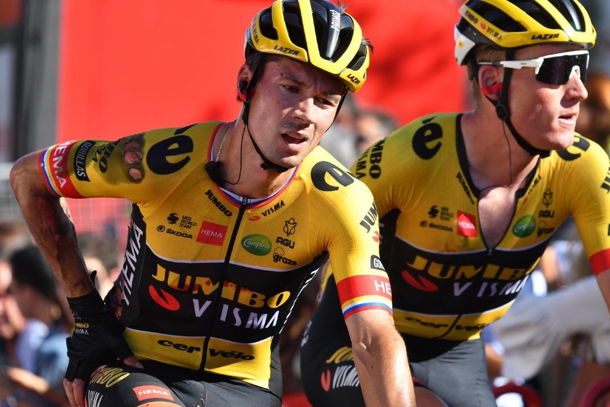 Verontrustende berichten over Primoz Roglic na valpartij in Vuelta