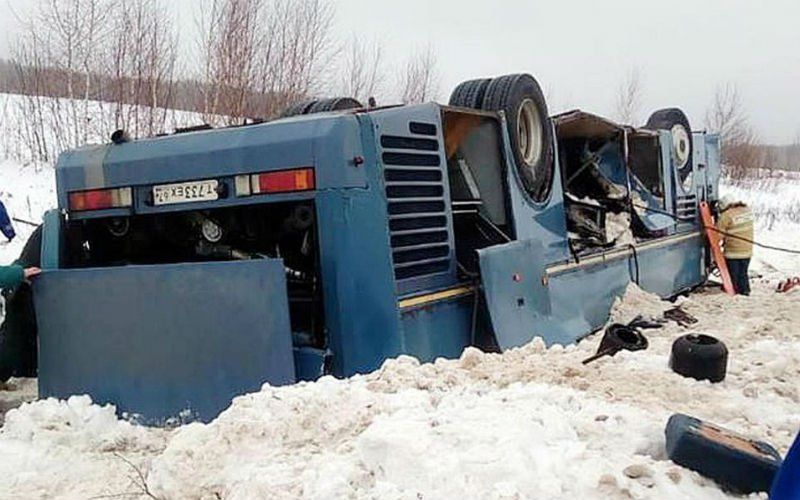 7 doden bij busongeluk in Rusland, waaronder 4 kinderen