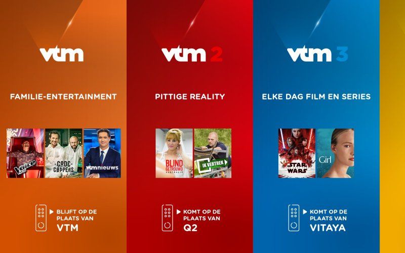 VTM kondigt grootste verandering in geschiedenis aan: "Vanaf 31 augustus"