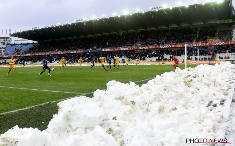 Sneeuw zorgt voor heel wat afgelastingen in het voetbal, ook in nationale