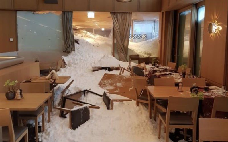 Sneeuwlawine valt binnen in hotel in Zwitserland: Meerdere gewonden