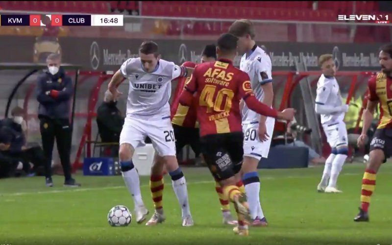 En plots doet Hans Vanaken dít in KV Mechelen-Club Brugge (VIDEO)
