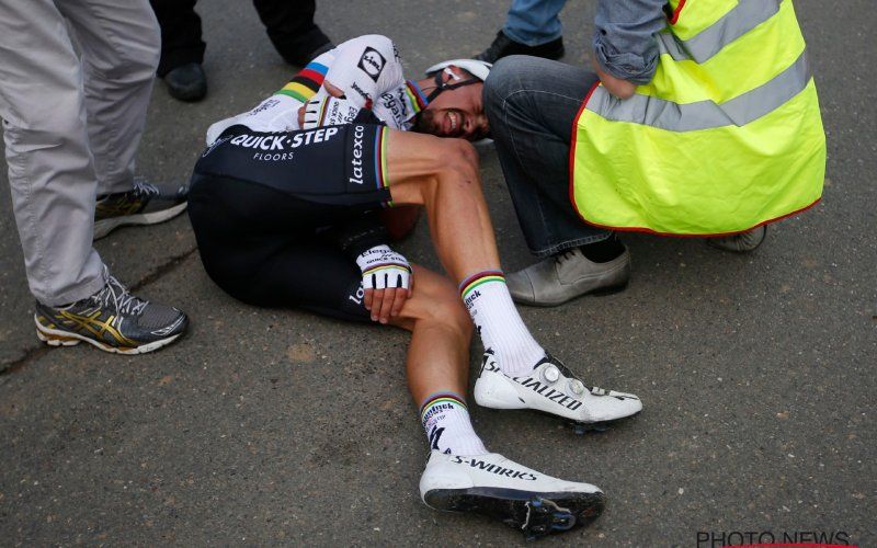 Slecht nieuws over Julian Alaphilppe na zijn val in de Ronde van Vlaanderen