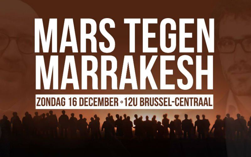 Organisatoren 'Mars tegen Marrakech' starten spoedprocedure