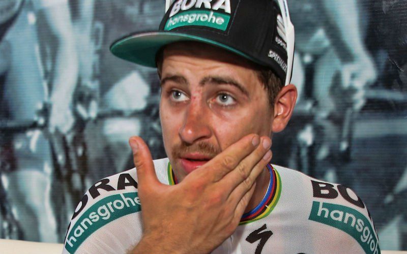 Peter Sagan verschijnt met nieuwe look aan start van Ronde van Vlaanderen