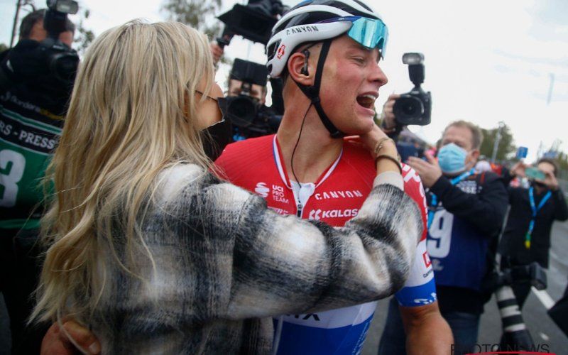 Roxanne Bertels na overwinning van haar vriend Mathieu van der Poel: "Ik hoop dat we dat nu eerst gaan doen"