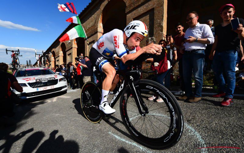 Campenaerts stelt teleur in tijdrit in Giro: "Dit wist ik"