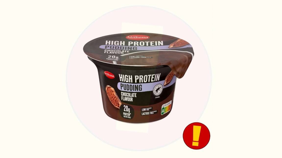 Mogelijk schadelijke bacterie Bacillus Cereus in Lidl High Protein Pudding Chocolate
