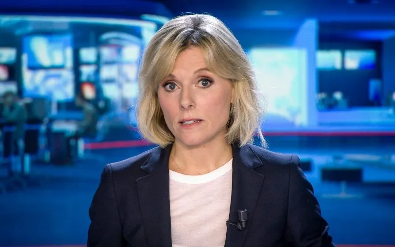 Cathérine Moerkerke helemaal van slag door weerman David Dehenauw in VTM NIEUWS