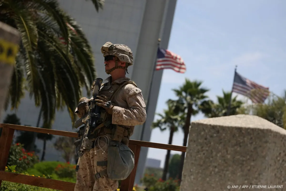 Mariniers verlaten Los Angeles na onrust over immigratiebeleid