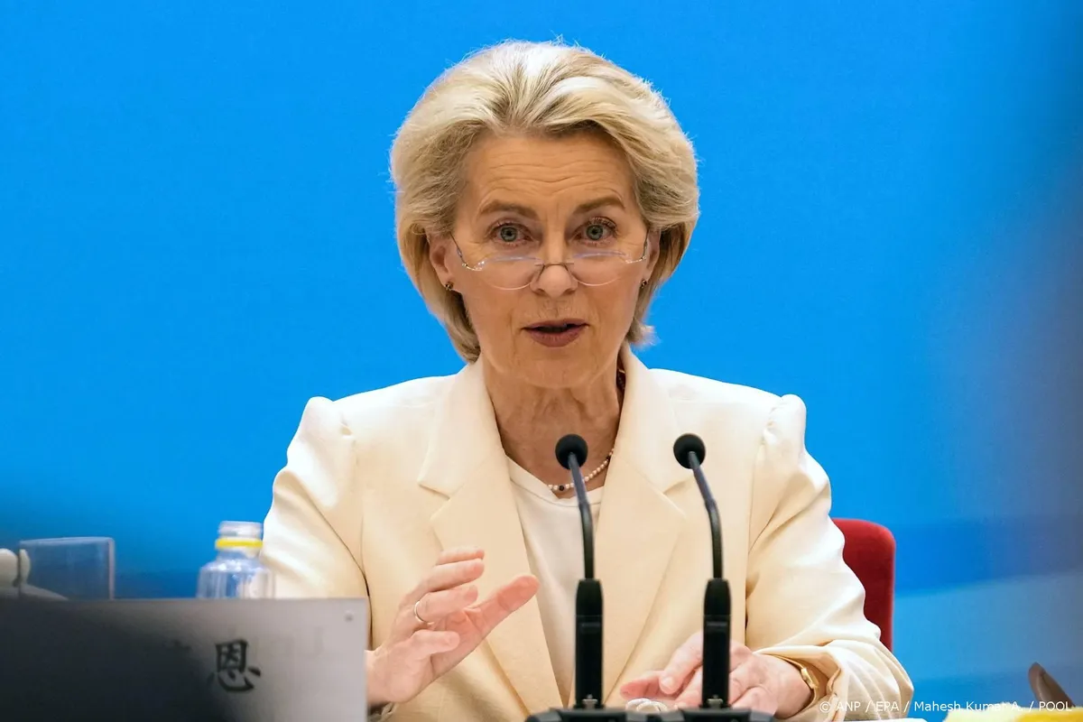 Von der Leyen: China moet Rusland tot staakt-het-vuren bewegen