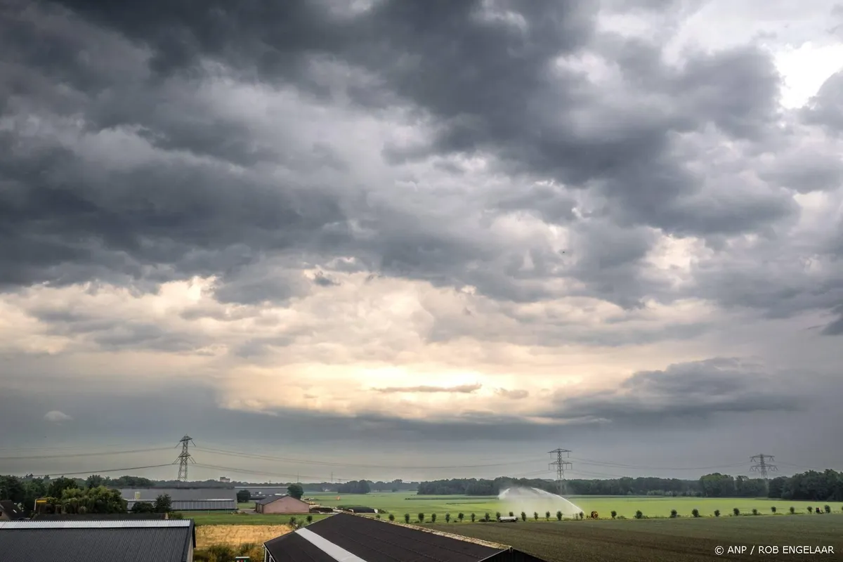 Code geel in Flevoland om stevige regenbuien