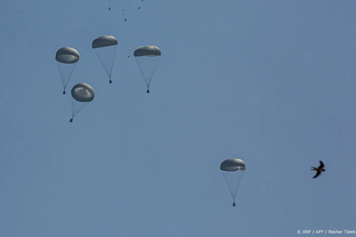 België gaat luchtdropping van hulpgoederen uitvoeren boven Gaza