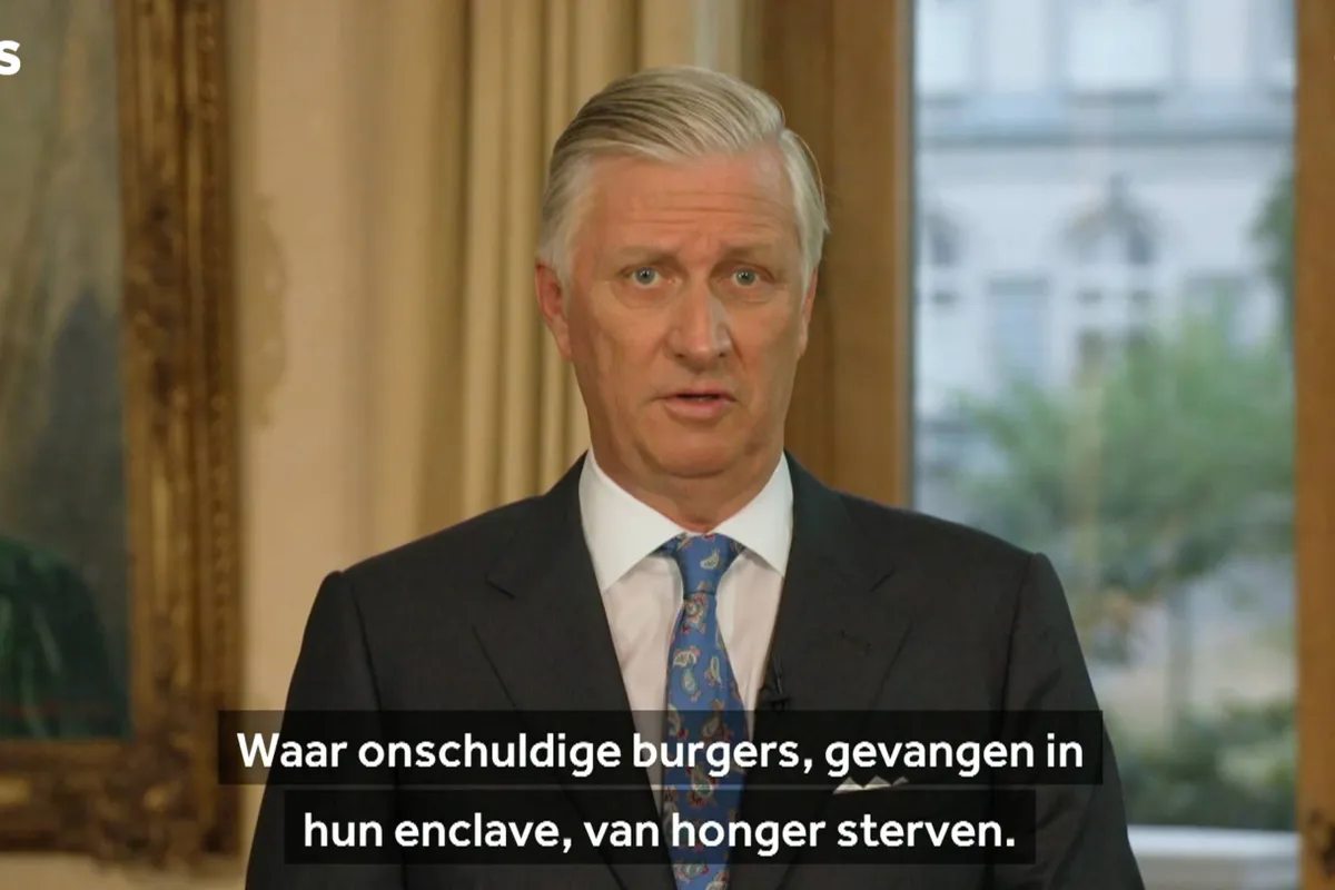 Koning Filip noemt Gaza een ‘schande voor de mensheid’ – en hij heeft gelijk