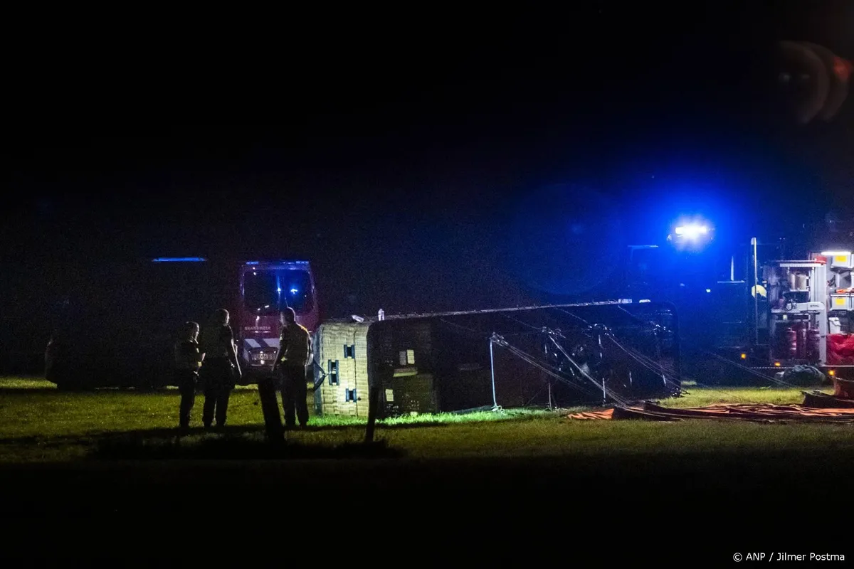 34 personen in snel neergekomen ballon De Hoeve, zeker 6 gewonden