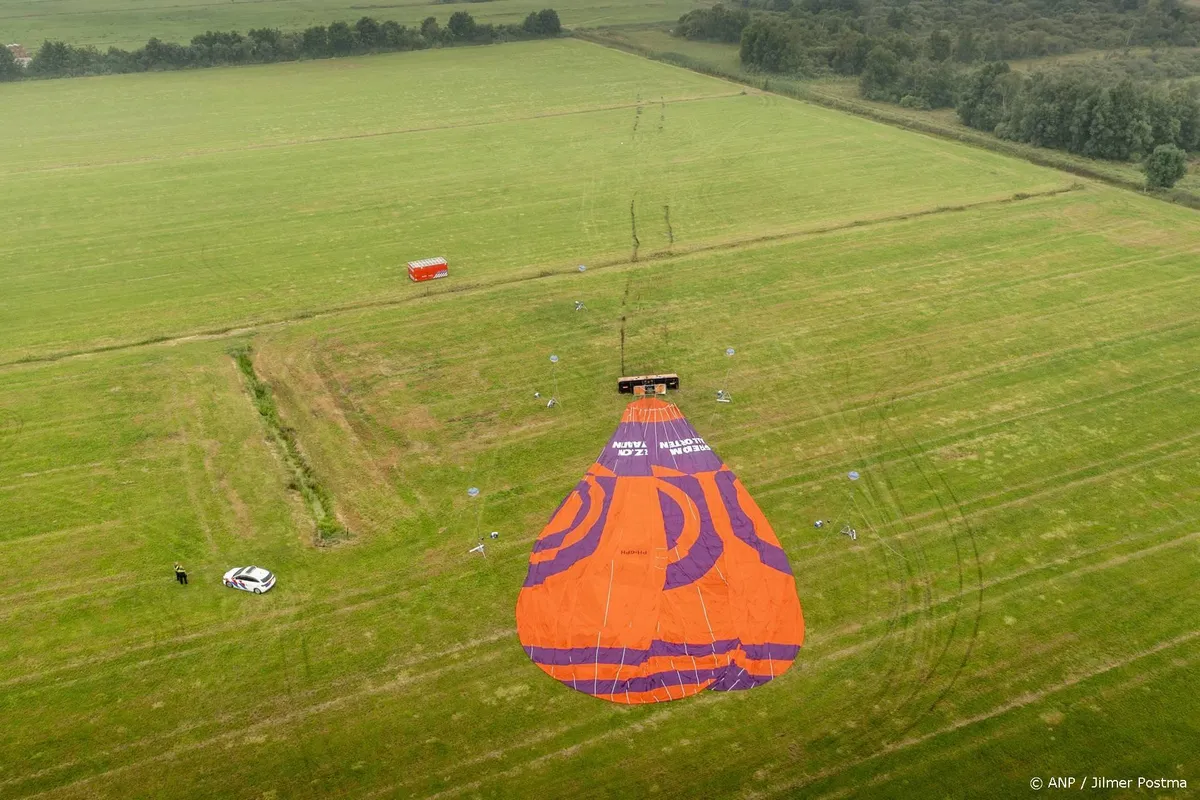 Bedrijf ongeluk luchtballon begint komende dagen weer met vaarten