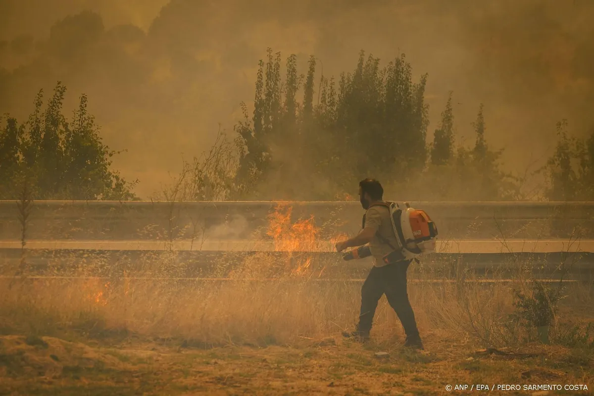 Ook Portugal roept hulp EU-landen in bij bestrijding bosbranden