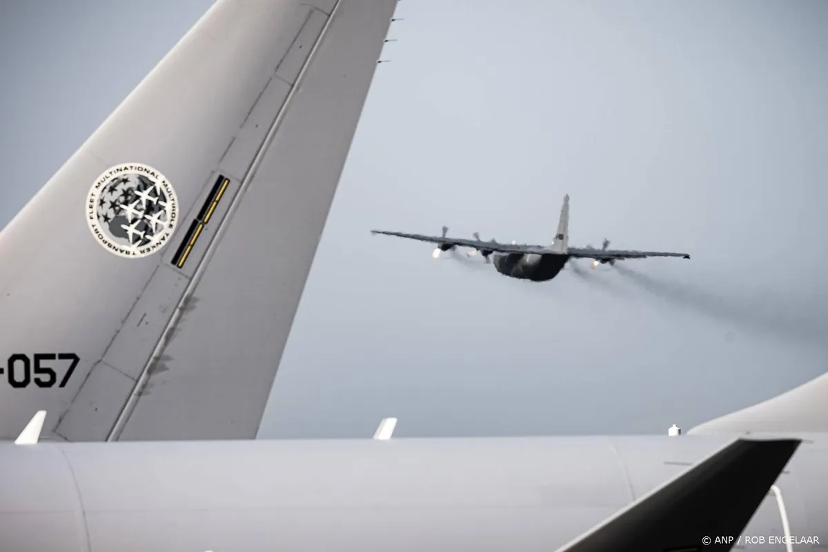 Nederland deed zondag en maandag mee aan droppings boven Gaza