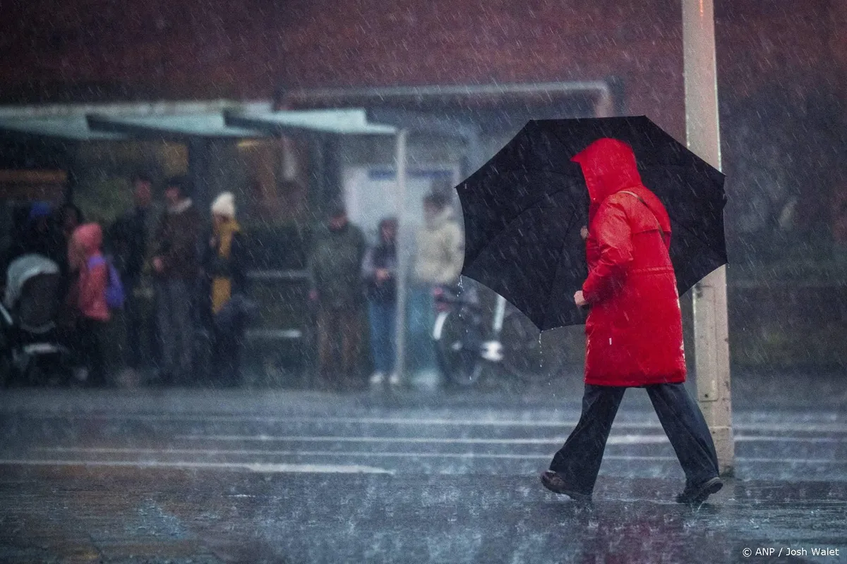Code geel in noorden om onweersbuien met hagel
