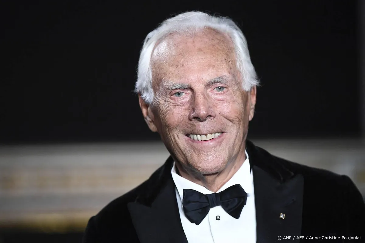 Modeontwerper Giorgio Armani overleden op 91-jarige leeftijd