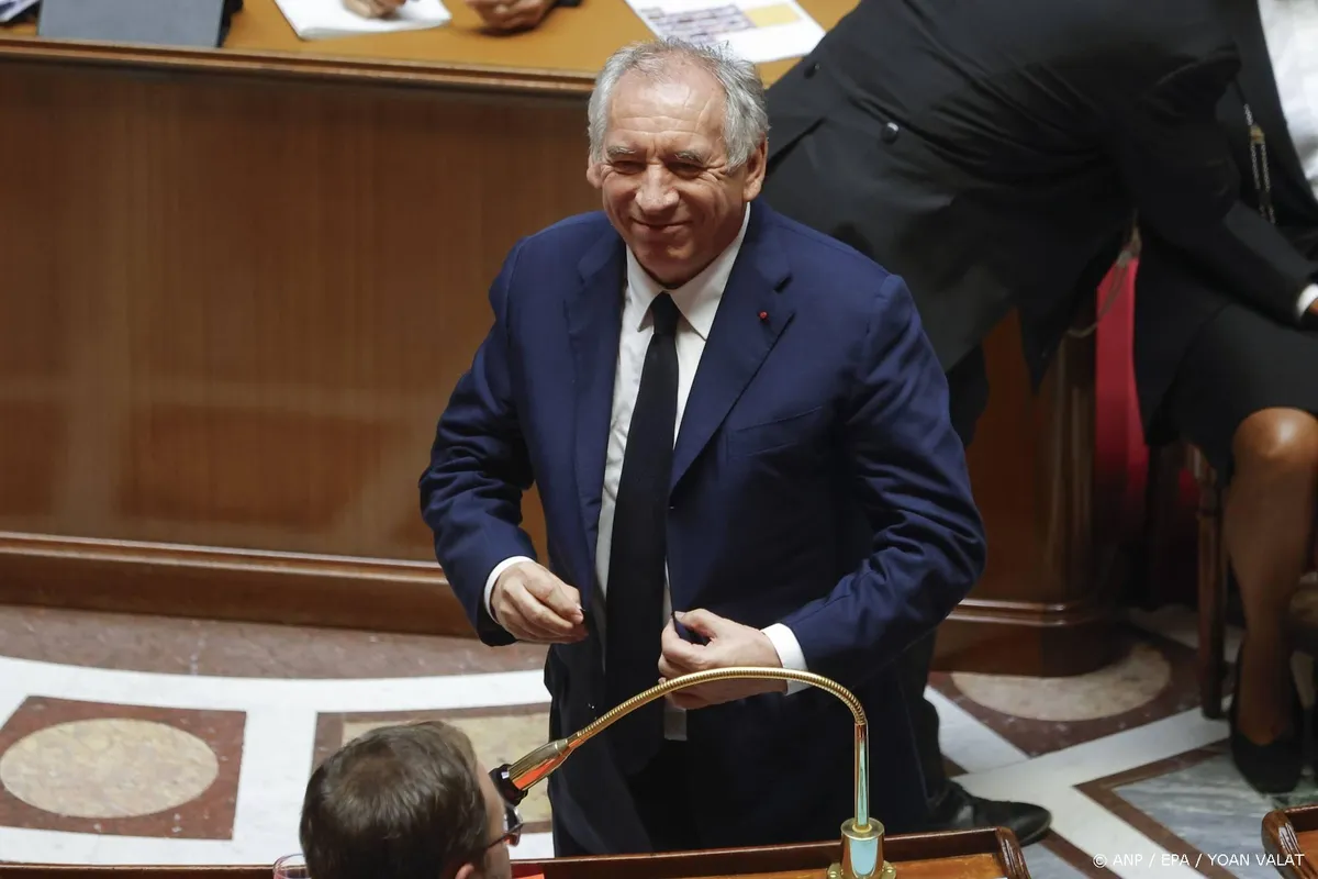 Frans parlement stemt premier Bayrou weg in vertrouwensstemming