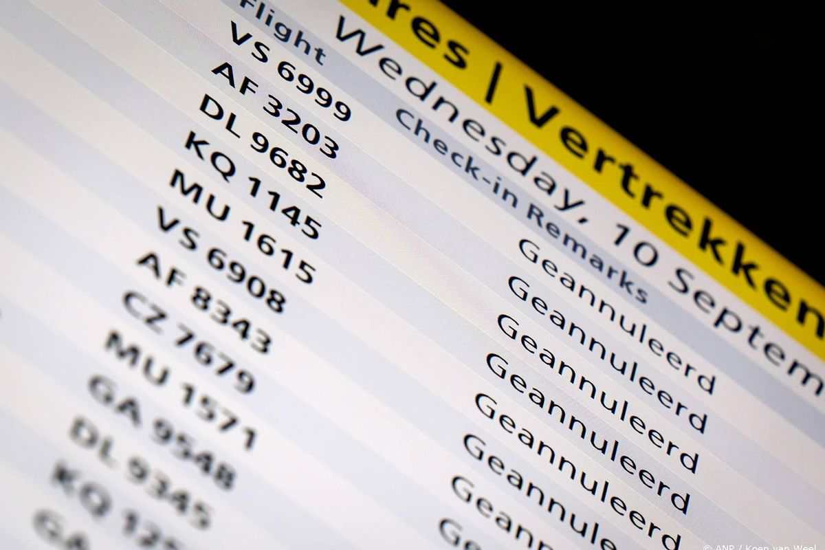 Nog rustig op Schiphol bij begin staking KLM-personeel