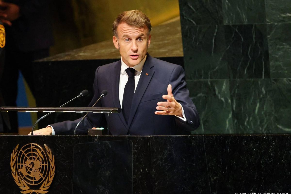 Macron wil geen 'recht van de sterkste' in wereldzaken