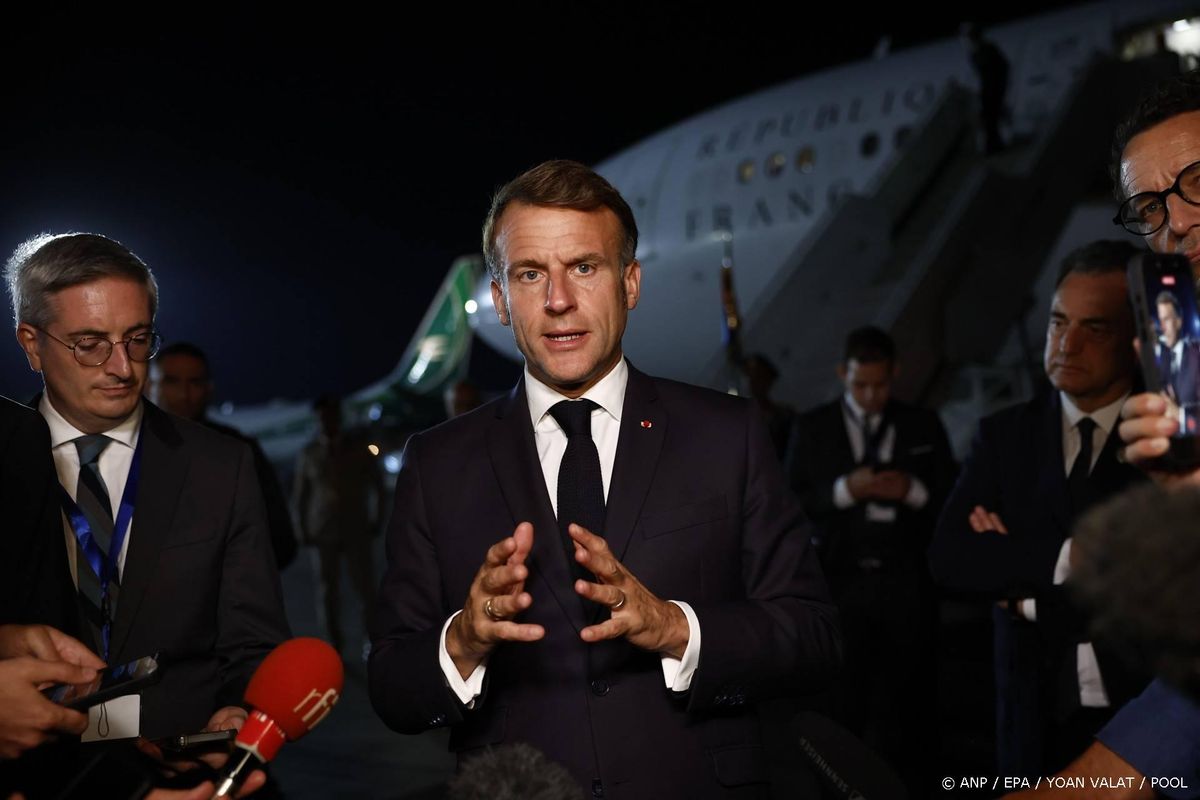 Macron waarschuwt voor doorgaande dreiging van Hamas