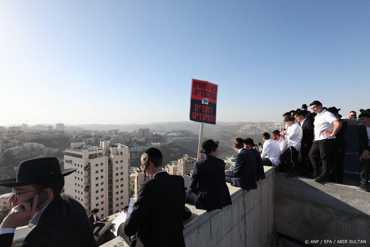 Tienduizenden ultraorthodoxen in Jeruzalem tegen dienstplicht