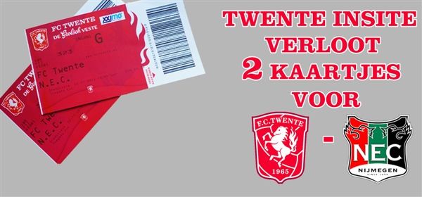 Win 2 kaarten voor FC Twente - NEC