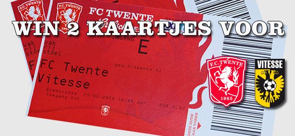 Win 2 kaartjes voor FC Twente - Vitesse