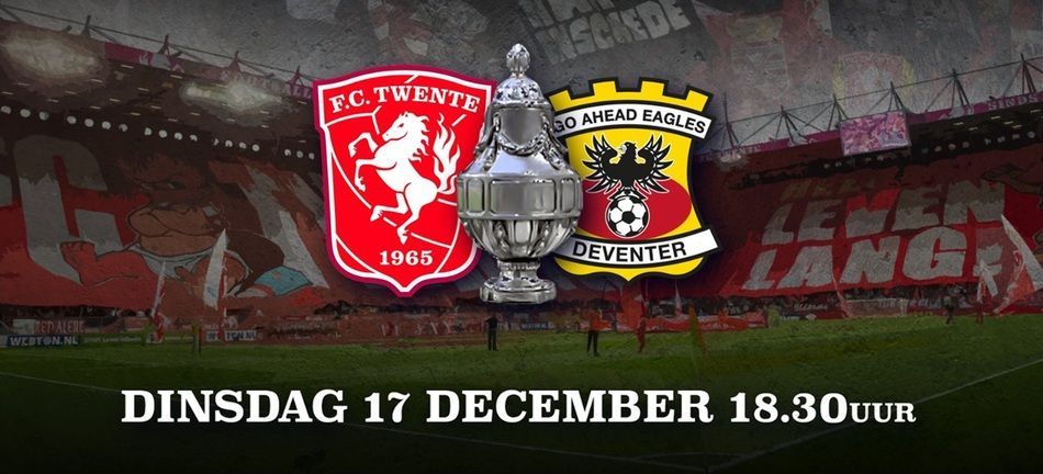 CUPKOORTS: Tweede fase kaartverkoop FC Twente - Go Ahead Eagles dinsdag van start
