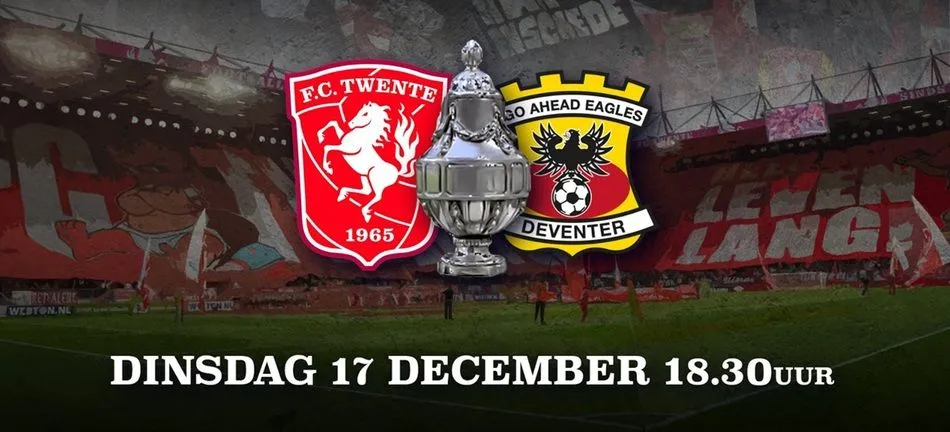 CUPKOORTS: Tweede fase kaartverkoop FC Twente - Go Ahead Eagles dinsdag van start