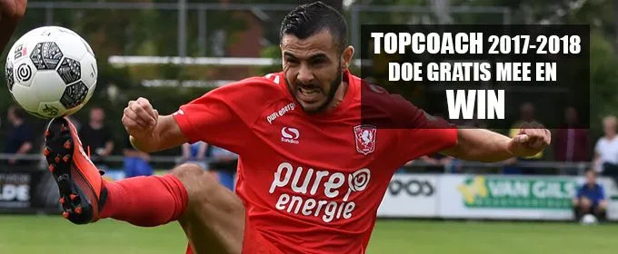 Inschrijving Topcoach 2017-2018 begonnen. Doe mee en WIN!