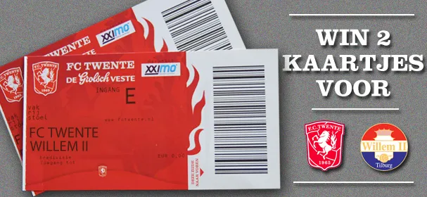 Win 2 kaartjes voor FC Twente - Willem II