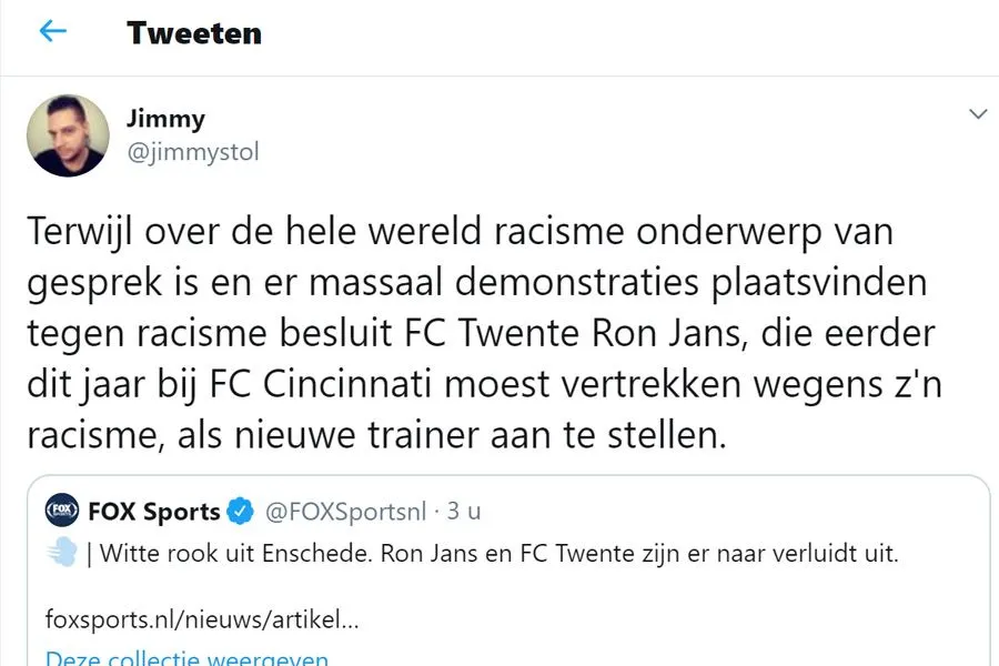 Activist hekelt aanstelling Jans: "Terwijl over de hele wereld racisme onderwerp van gesprek is"