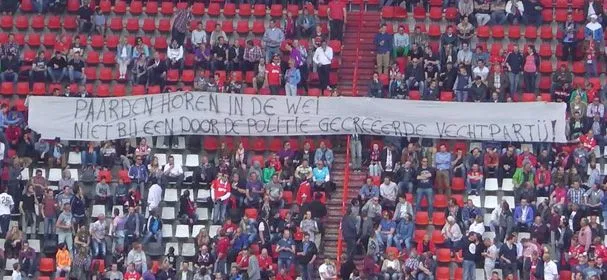 Foto's: Vak-P uit woede richting bestuur en politie