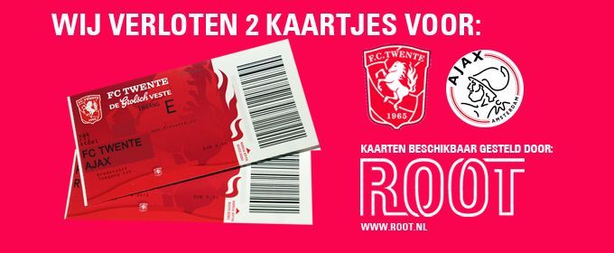 WIN!! 2 kaartjes voor FC Twente - Ajax