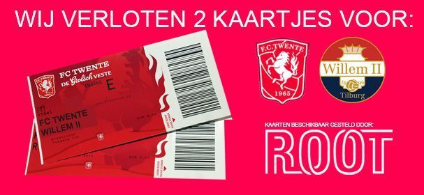 WIN!! 2 kaartjes voor FC Twente - Willem II