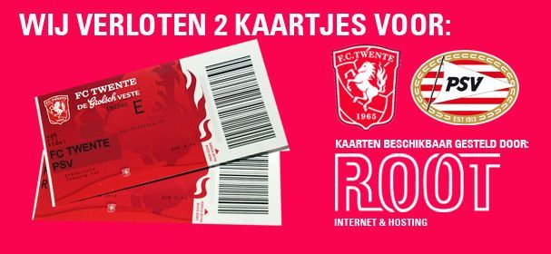 WIN: 2 kaartjes voor FC Twente - PSV